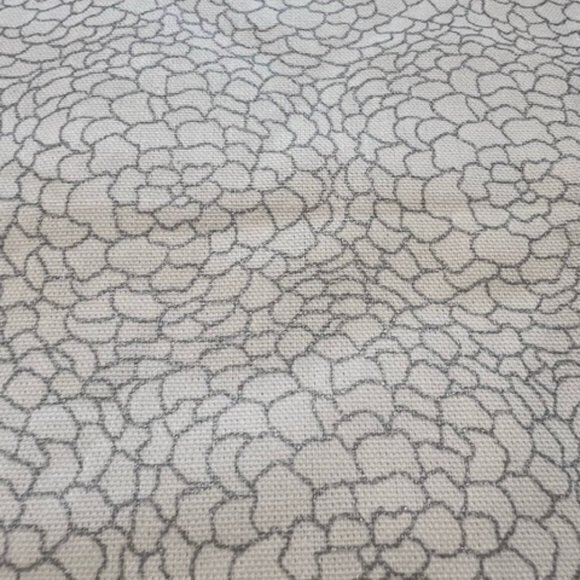 Calvin Klein Cotton Napkins Silver Floral 20" Square Set of 3 COTTAGECORE Preppy - Picture 2 of 11